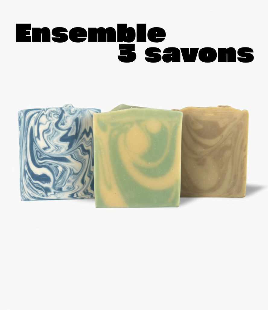 Ensemble 3 savons