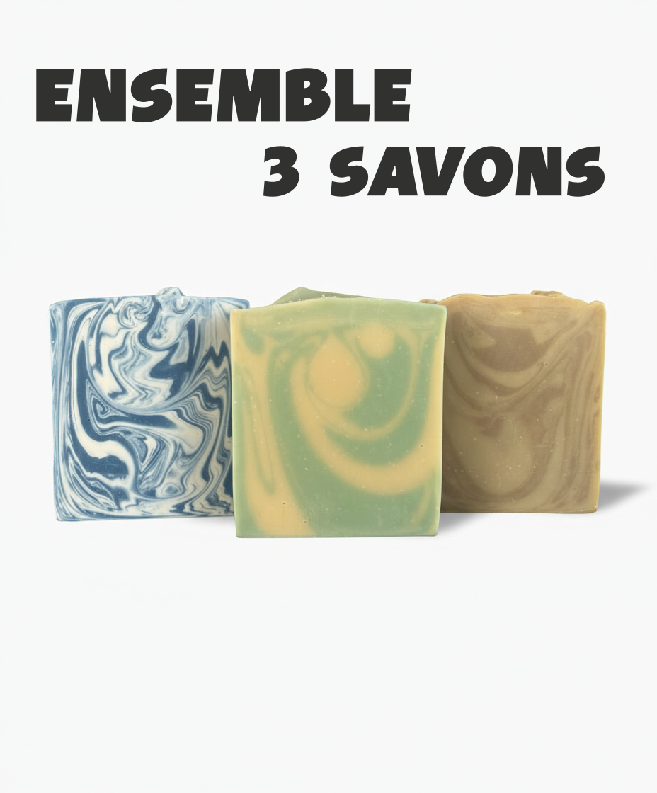 Ensemble 3 savons